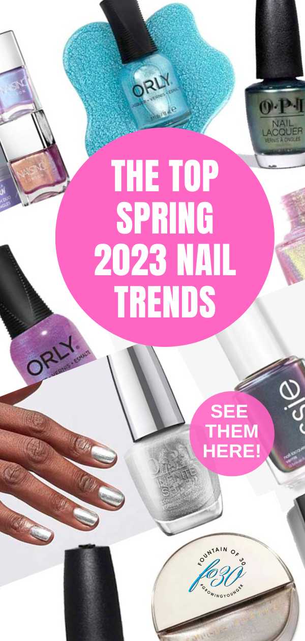 top spring 2023 nail trends: polish colors, shapes and runway looks fountainof30