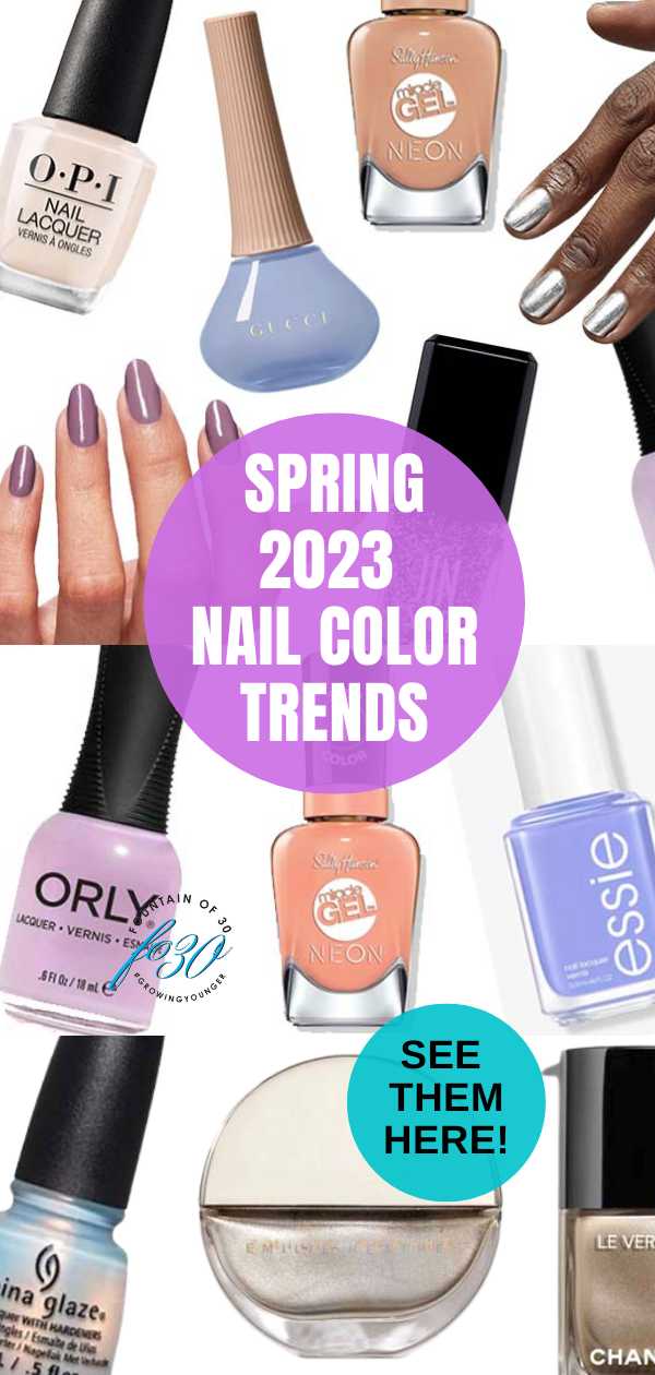 best spring nail colors for 2023 fountainof30