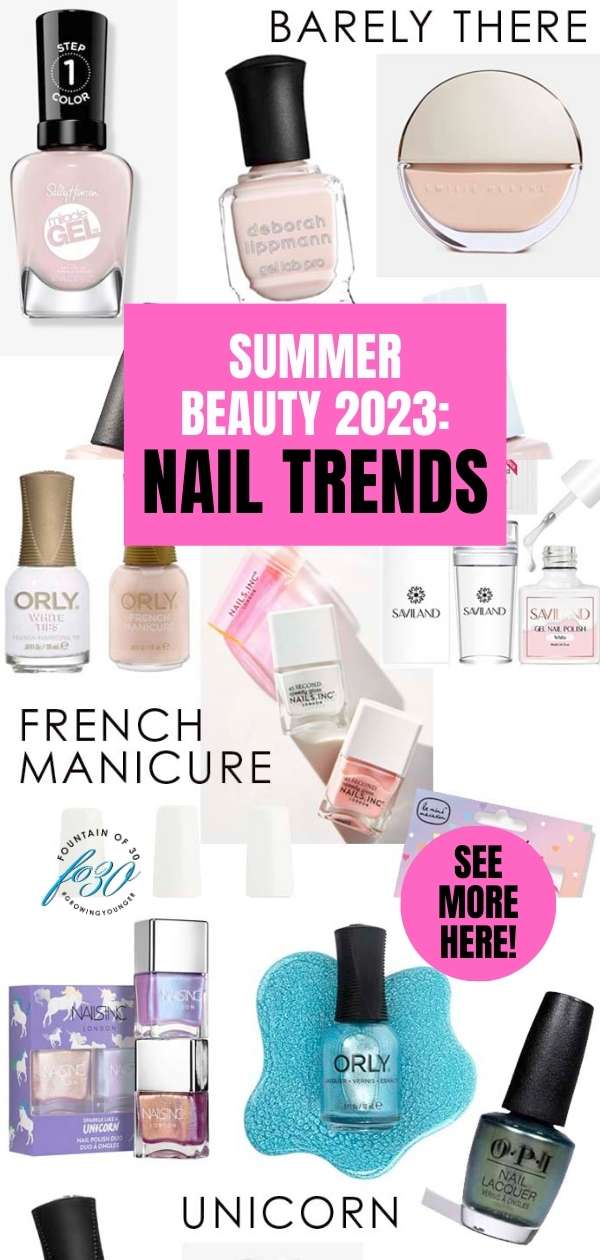 summer nails beauty trends 2023 barely there french manicure fountainof30