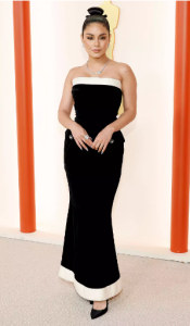 Vanessa Hudgens strapless Chanel  Oscars 2023 fountainof30
