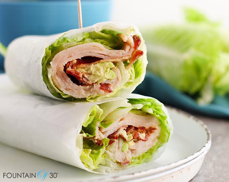 AIP Turkey Club Lettuce Wrap fountainof30