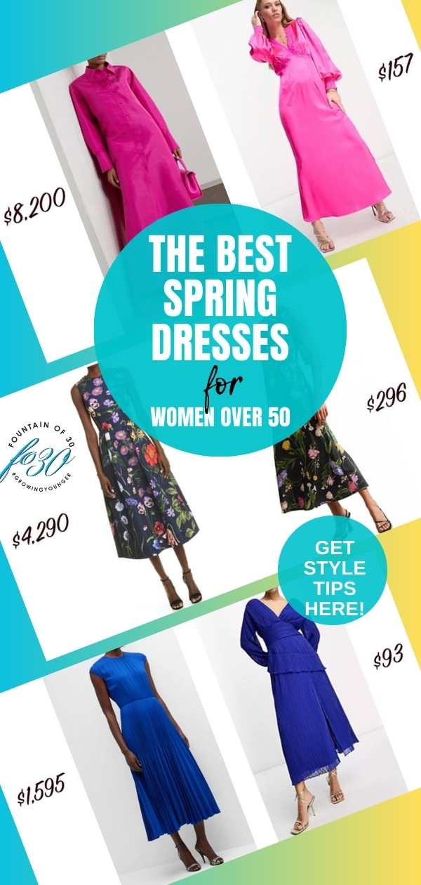 best spring 2023 dresses for women over 50 fountainof30