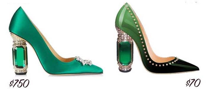 Emerald Cut Gemstone Heels shoe trends fountainof30