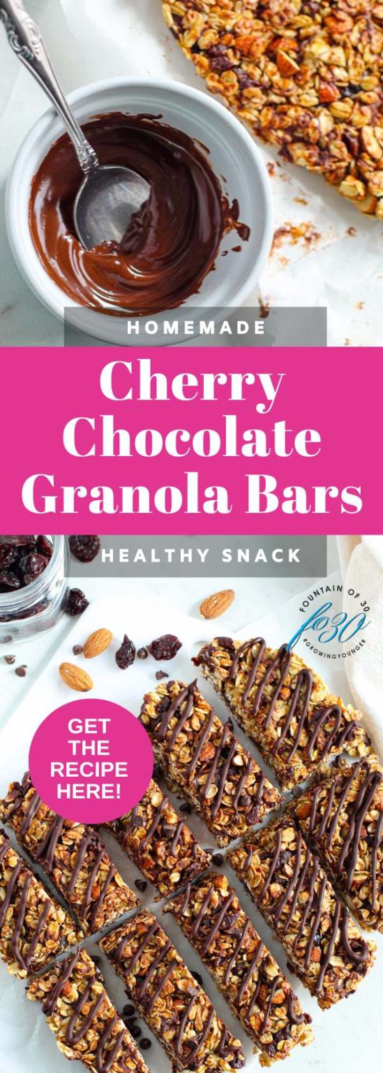 Homemade Cherry Chocolate Granola Bars Are a Healthy Sweet Snack