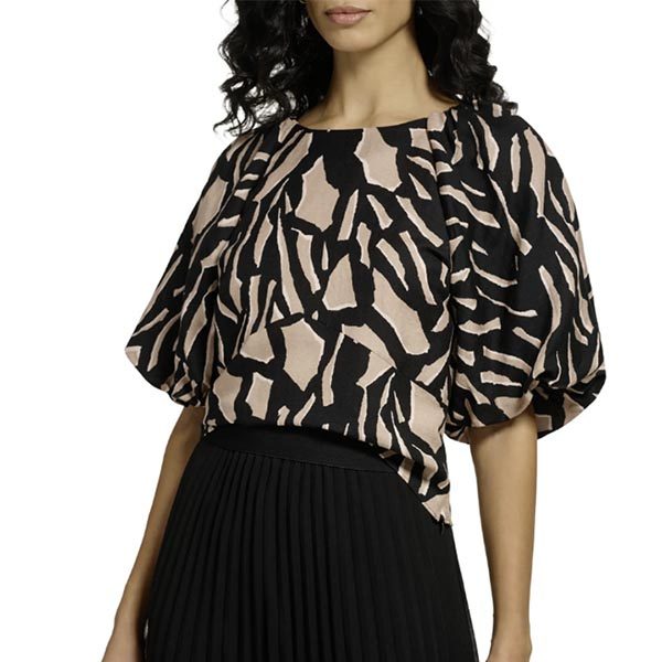 Fashion Prints For Spring DKNY neutral abstract fountainof30