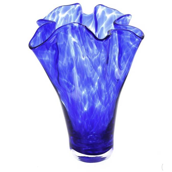 cobalt blue vase spring home decor focal point fountainof30