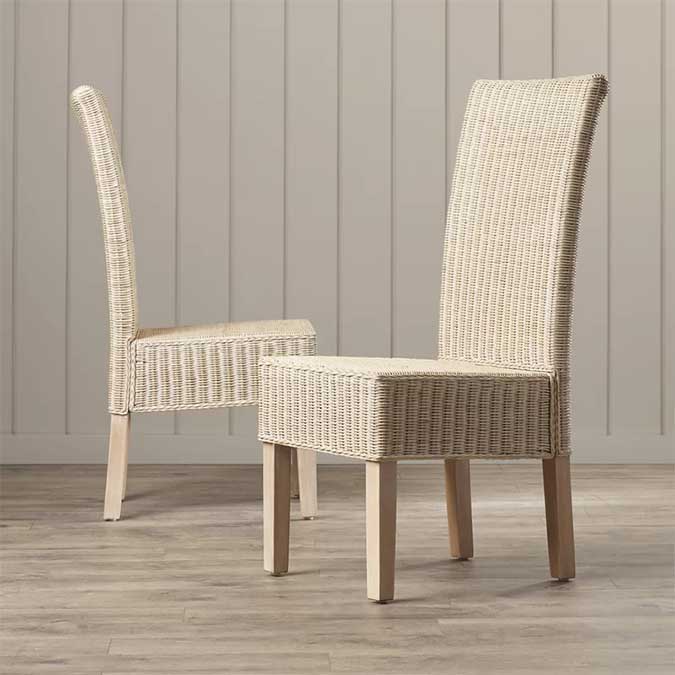 rattan parsons chairs for spring and summer fountainof30