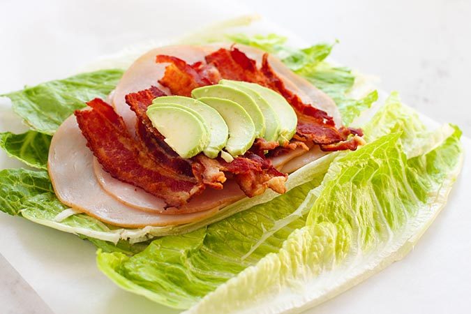 how to make a turkey club lettuce wrap fountainof30