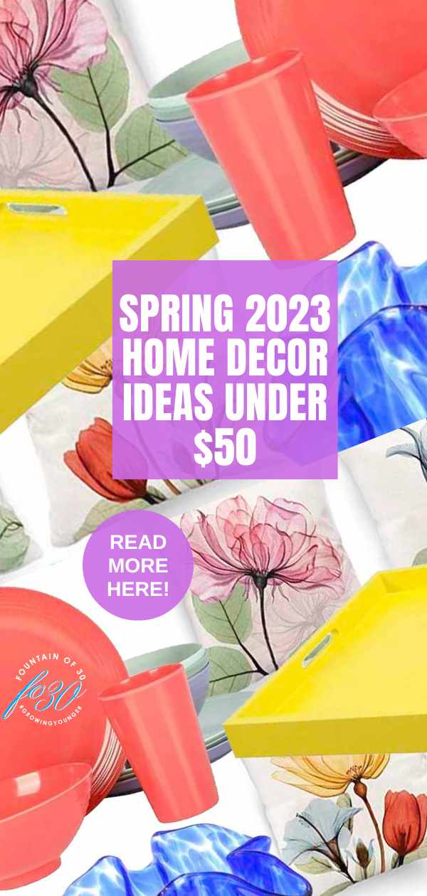 spring 2023 home decor for under $5o fountainof3o