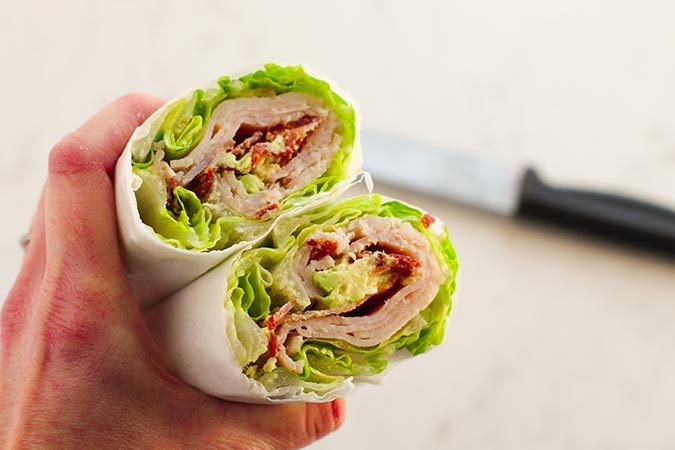 Healthy AIP Turkey Club Lettuce Wrap (Low Carb, Gluten Free & Grain ...