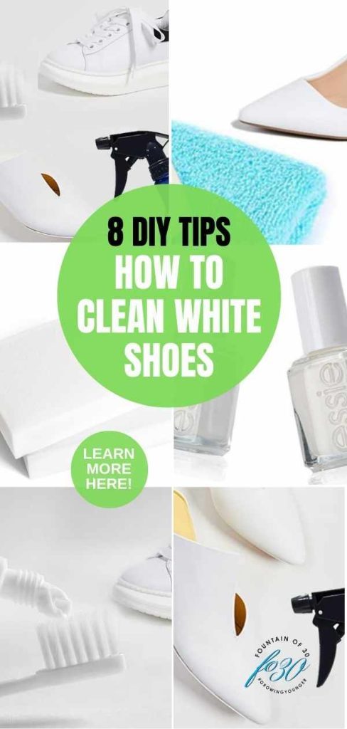8 Best Tips to Clean White Leather Shoes and Sneakers - fountainof30.com