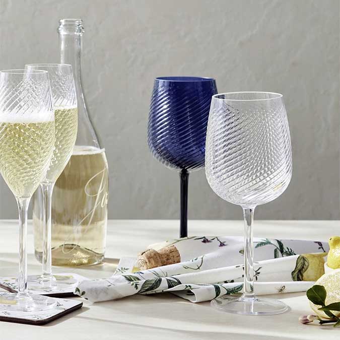 Monique Lhuillier Campania Outdoor Wine Glasses 