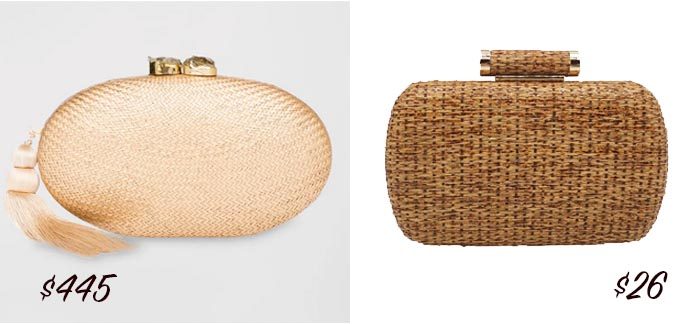 bun shaped straw evebing bag splurge or steal ountainof30