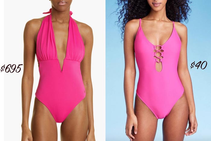 hot pink one piece tom ford vs target fountainof30