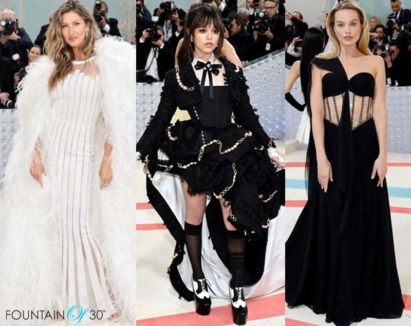 Feathers, flesh — and a high fashion catsuit at the Met Gala