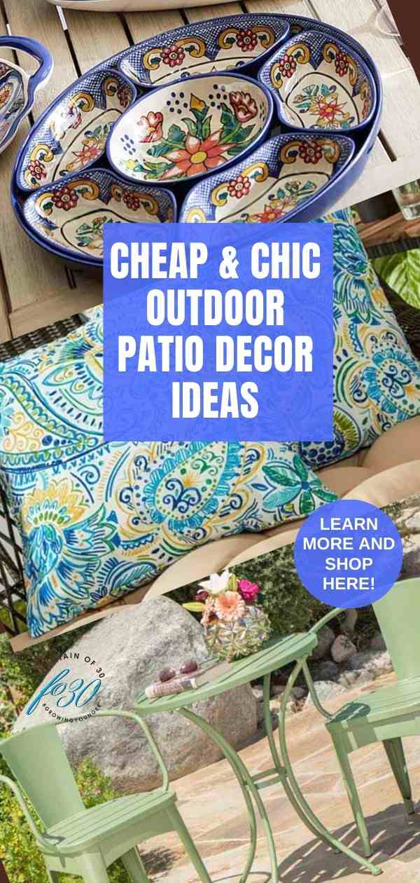 inexpensive outdoor patio decor ideas fountainof30