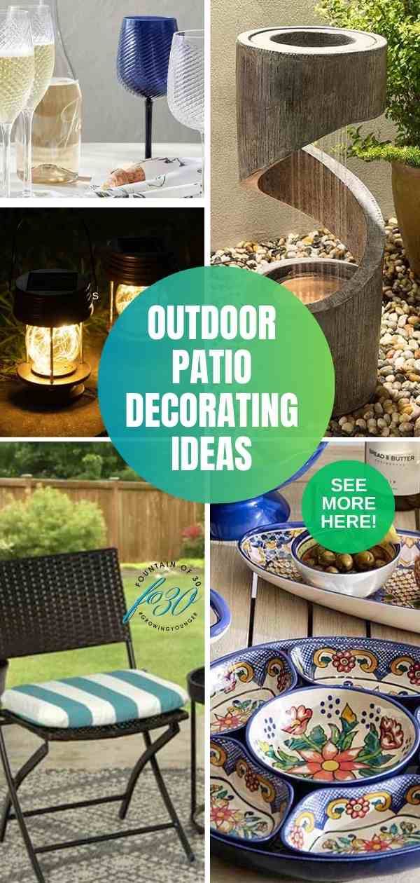  easy outdoor patio decor ideas fountainof30