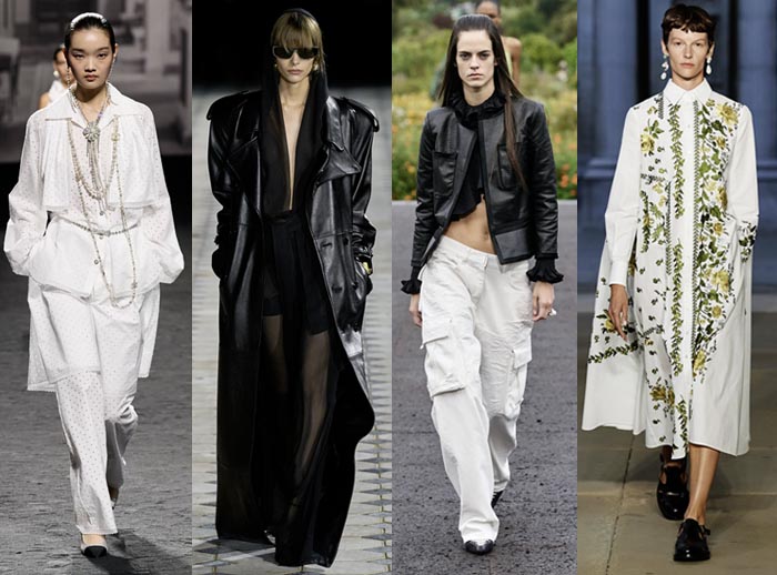 chanel saint laurent givenchy erdem runway pearls spring 2023 fountainof30