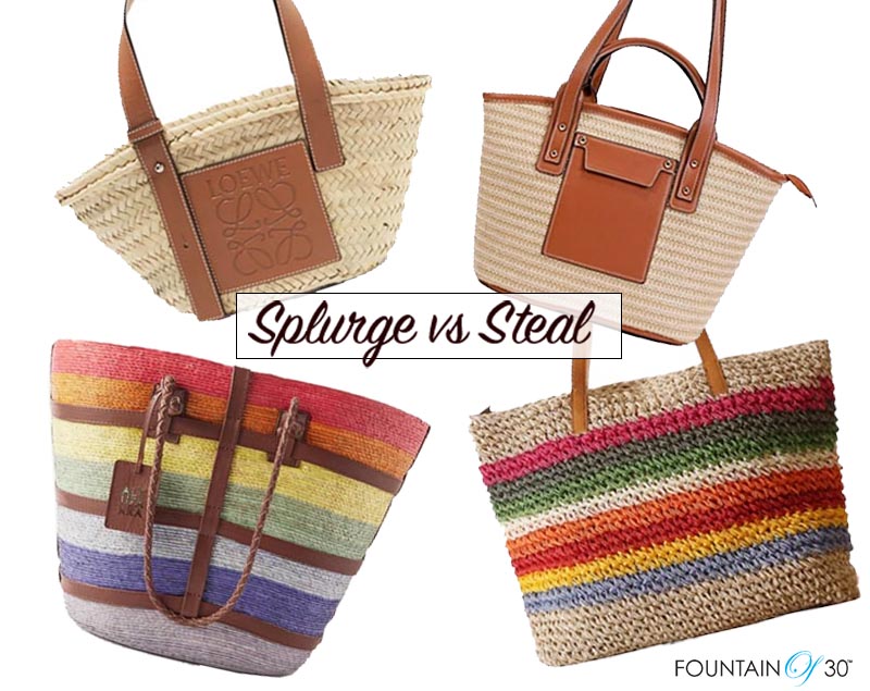 invest in raffia and straw bags for summer fountainof30