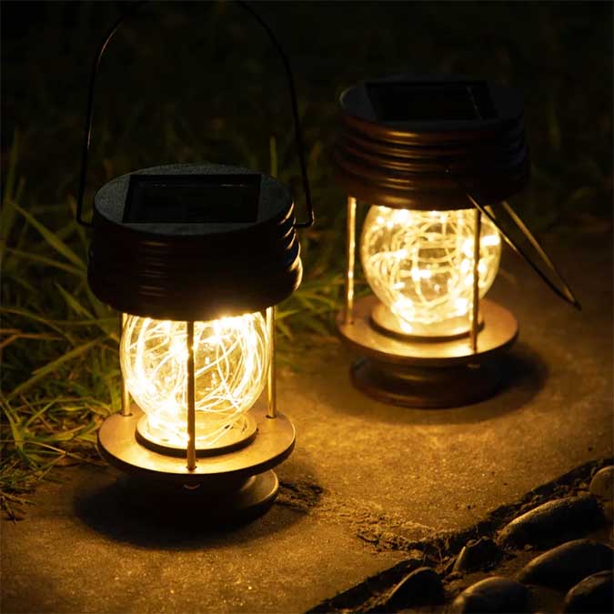 Solar Powered Outdoor Lanterns fountainof30