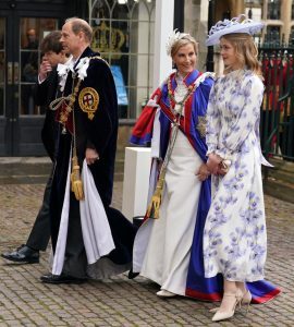 fashion Duchess of Edinburgh and her family the kings coronation