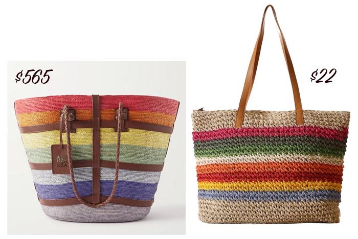 stripe straw bags high and low fountainof30