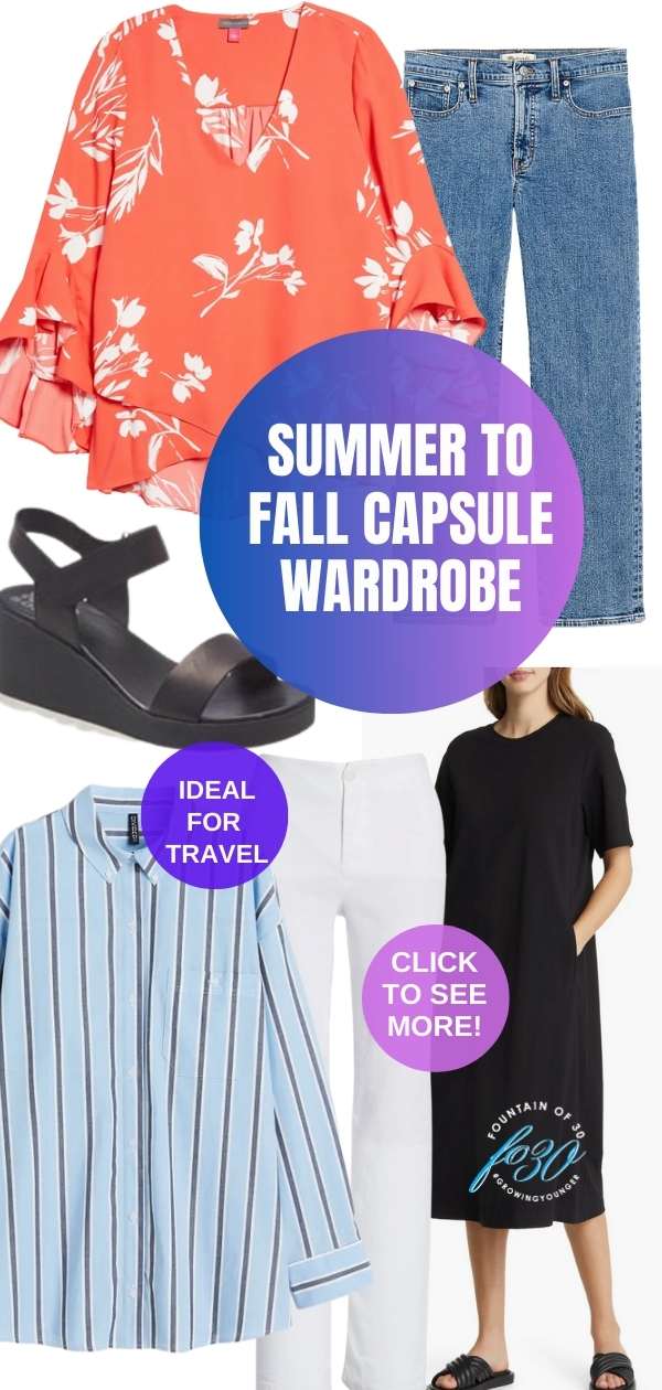 summer to fall capsule wardrobe for travel fountainof30