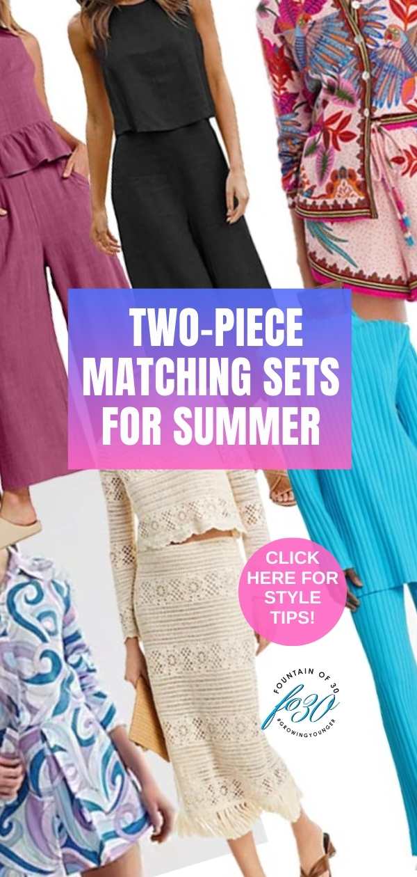 2 piece matching sets for summer linen pants, print shorts, crochet skirts fountainof30