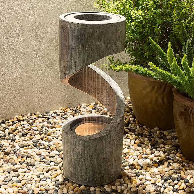 Glitzhome Patio Fountain Waterfall