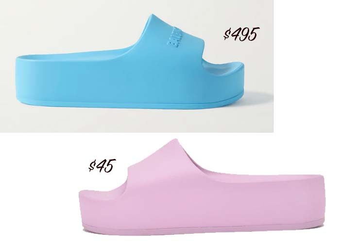 Platform Slide Sandals