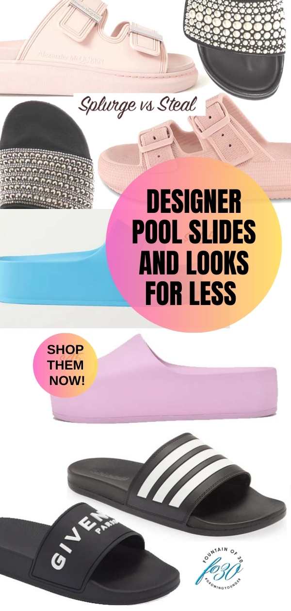 best designer pool slides and looks for less fountainof30