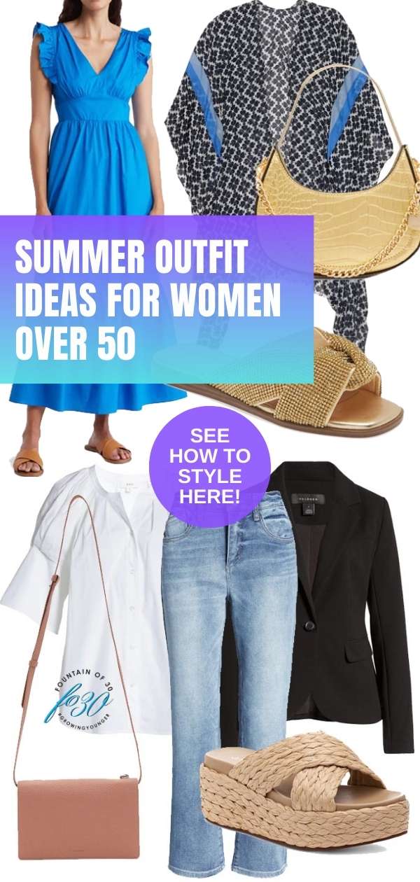 summer outfit ideas for women over 50 fountainof30