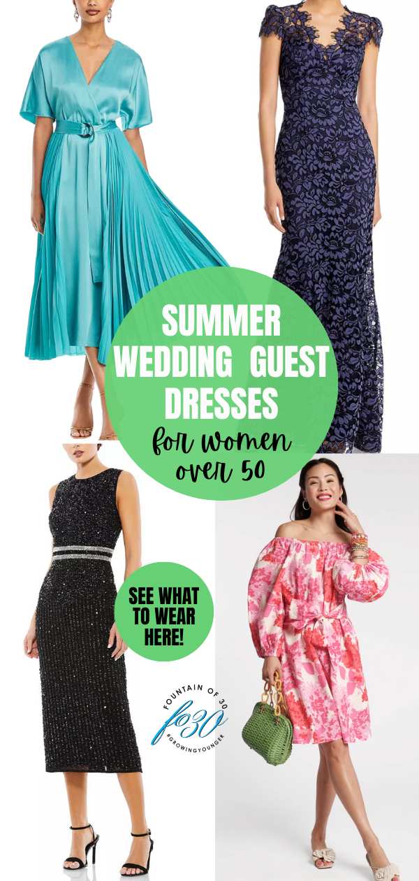 summer wedding guest dresses for formal, semi-formal and casual fountainof30