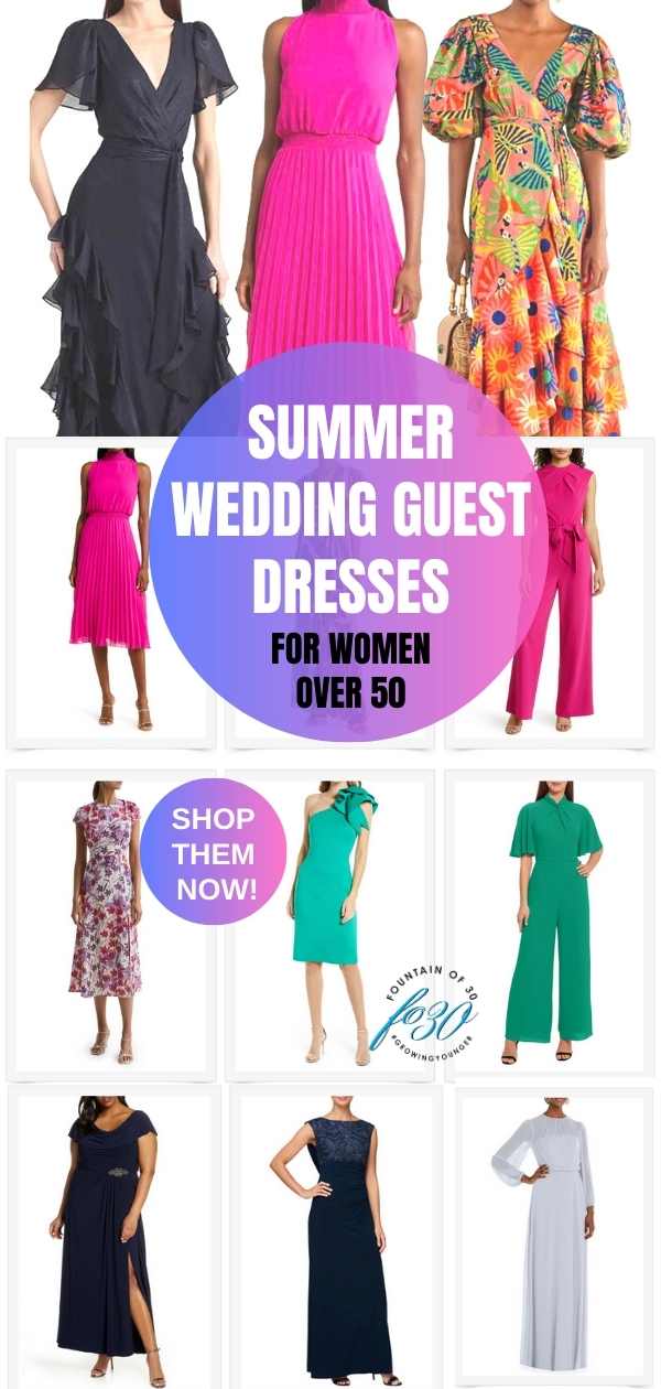 The Best Summer Wedding Guest Dresses for Women Over 50 - fountainof30.com