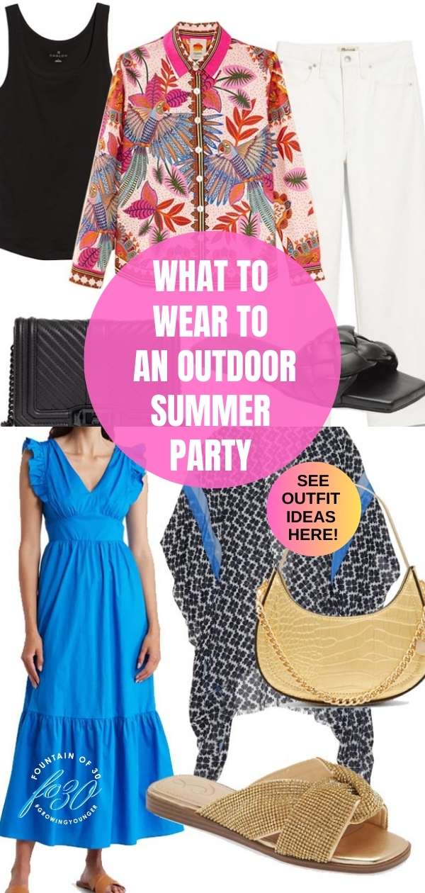 whast to wearr to an outdoor suummer party outfit ideas fountainof30