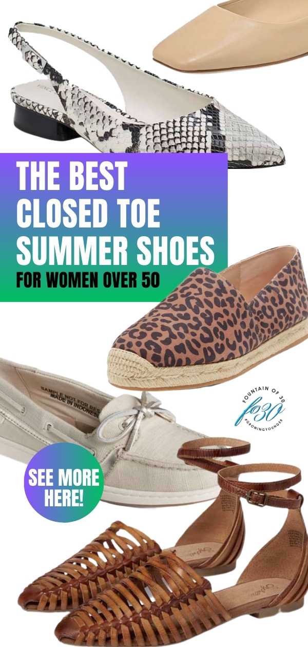 casual closed toe summer shoes for women over 50 fountainof30