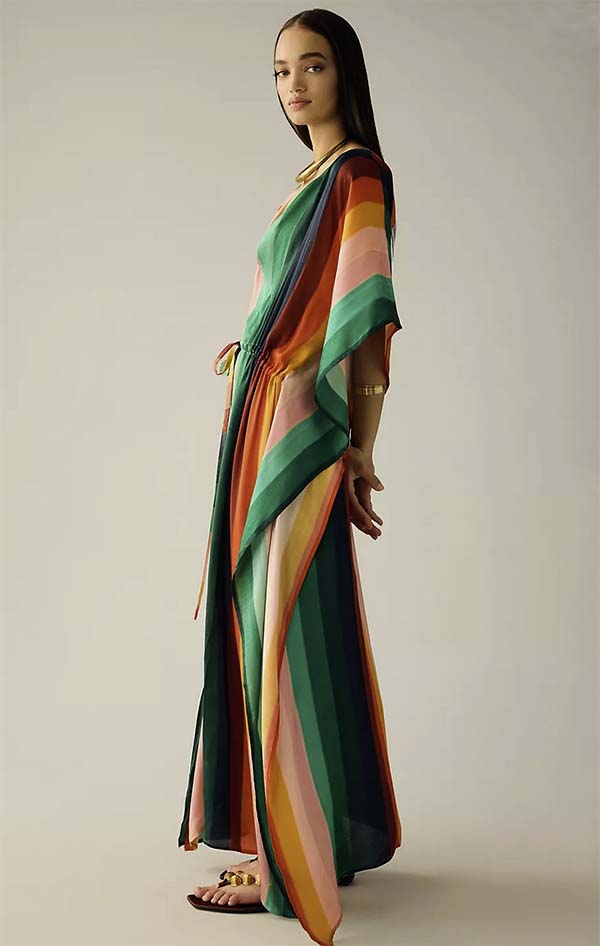 caftan dress long stripe fountainof30