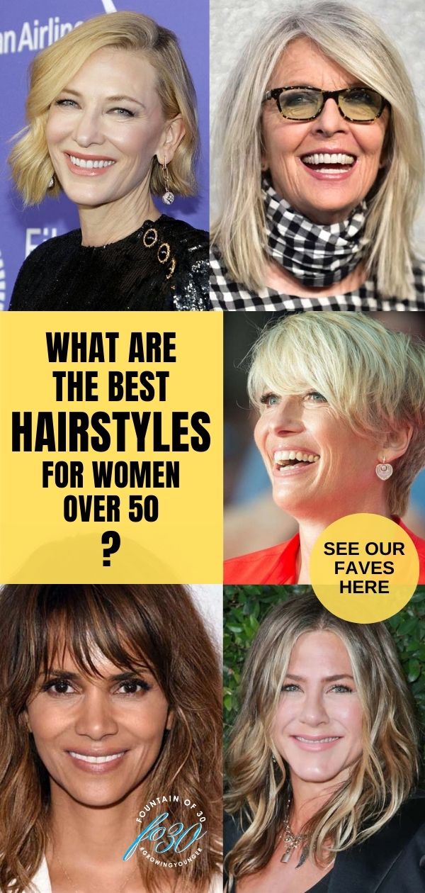best celebritry hairstyles for women over 50 fountainof30