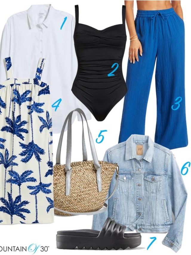 7 Easy Pieces to Pack for A Day at The Beach