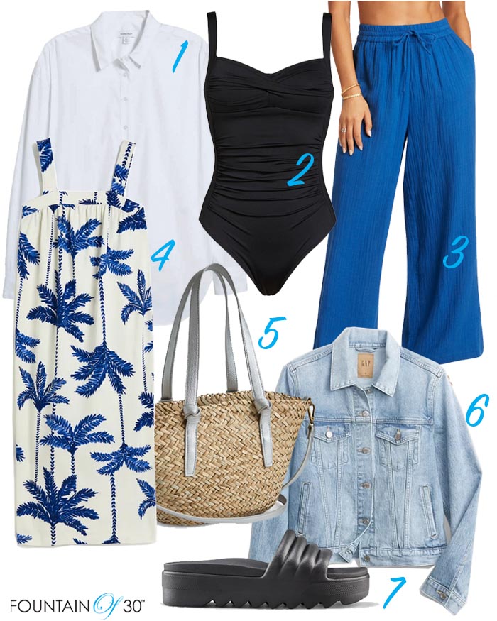 Chic and Easy Pieces To Wear for A Day at The Beach 