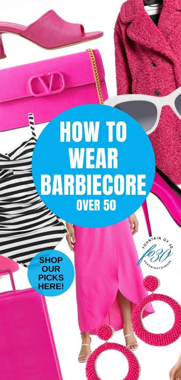 how to wear barbiecore for women over 50 fountainof30