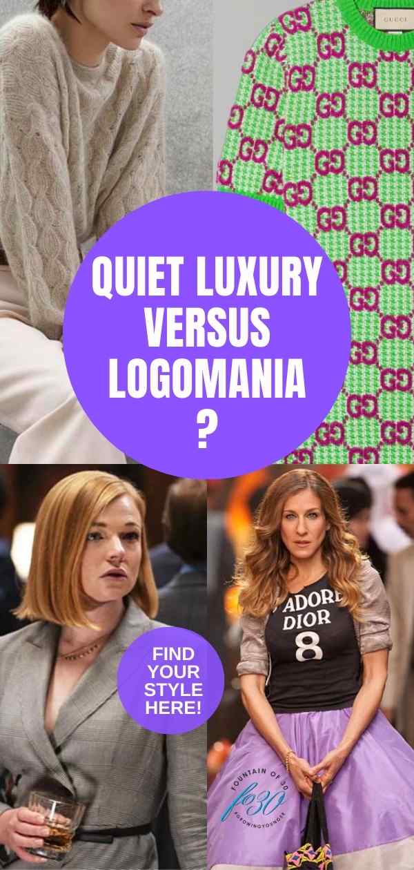 logomania or quiet luxury for women over 50 fountainof30