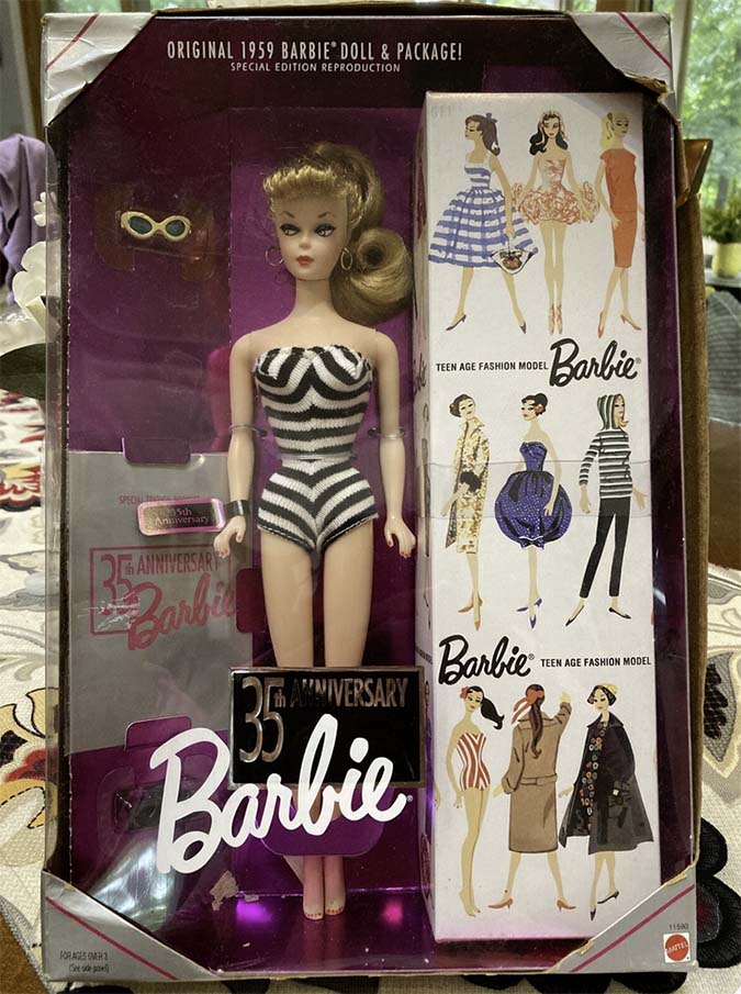 original 1959 barbie reproduction
