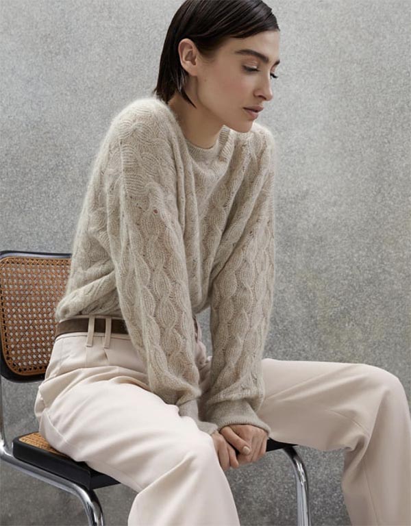 Brunello Cucinelli pants and sweater