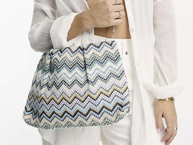 hWoven Summer Crossbody bag zig zag fountainof30