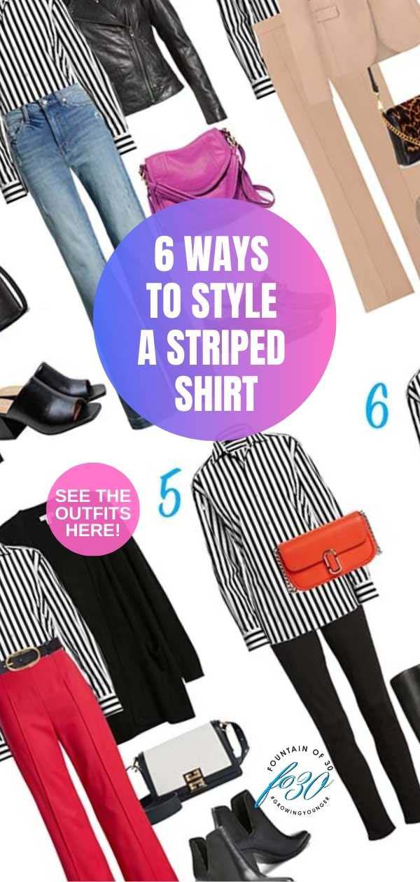 6 ways to wear one black and white striped shirt fountainof30
