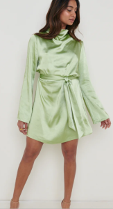 Pretyy Lavish Jayda Cowl Neck Dress