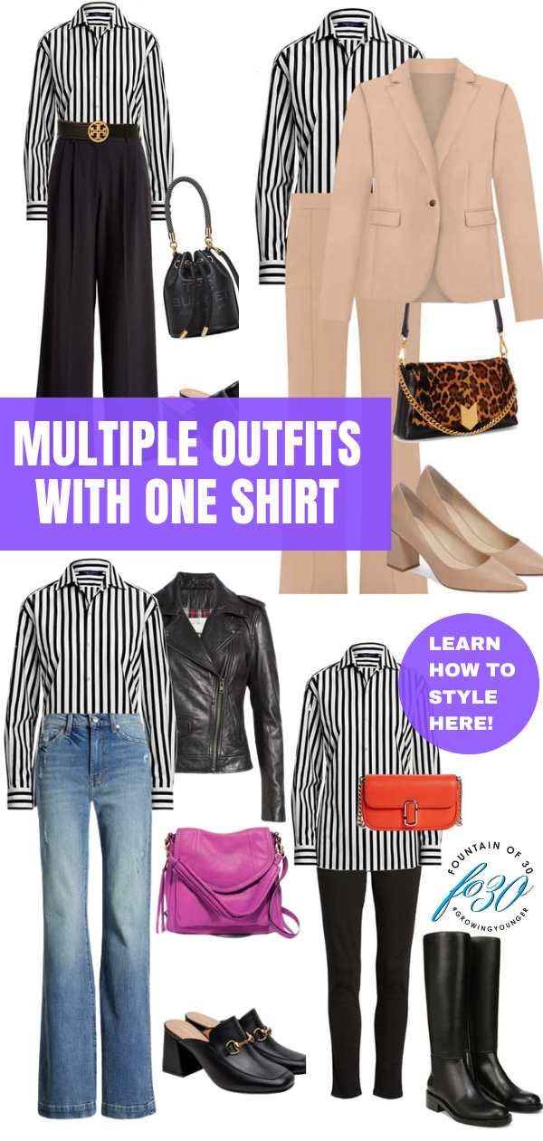 how to have multiple outfits with one shirt fountainof30