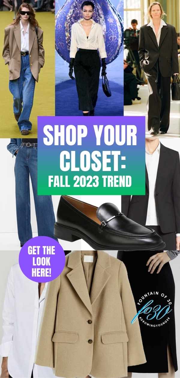 shop your closet for fall 2023 fashion trends for women over 50 fountainof30