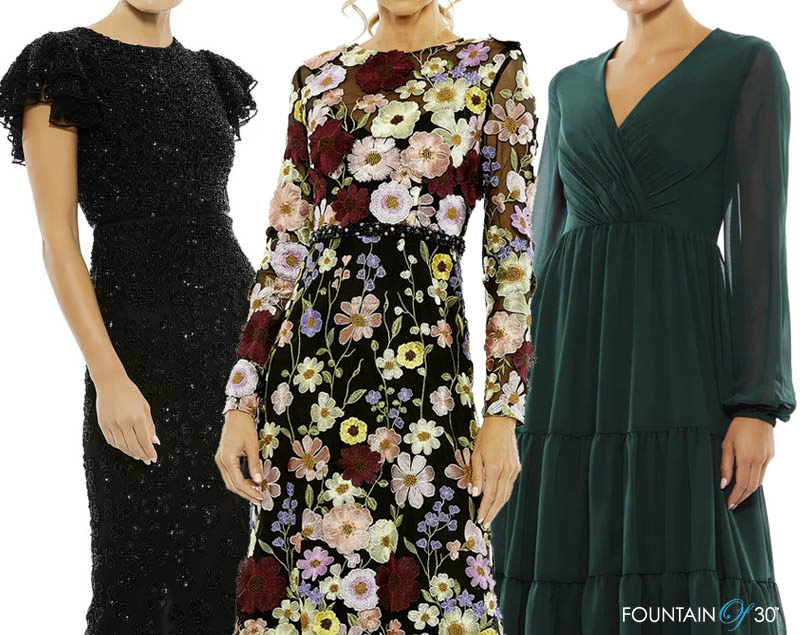 what is a cocktail dress black floral green fountainof30
